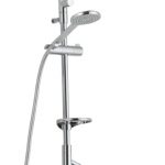 Shower Bar With Diverter And Duel Head