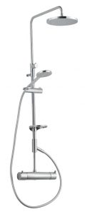 Shower Bar With Diverter And Duel Head