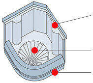 Leak Proof Enclosure, Square,Maintenance, Bathroom Showers Cubicles, Advanced Showers